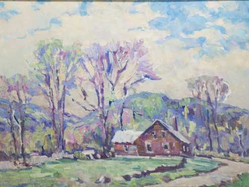 Arthur Gibbs Burton, attributed, (1883-1969), Vermont, oil on canvas