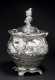 German "WMF" marked Silver Plate Handled Tureen