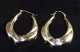 Five Pairs of Gold Hoop Earrings
