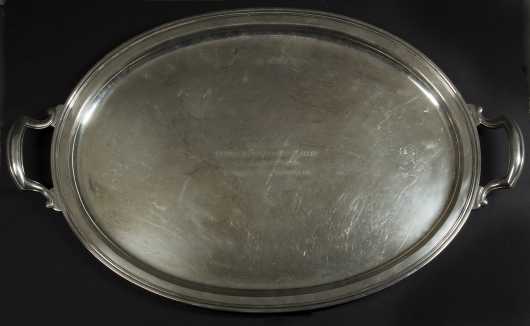 Tiffany & Co. Makers Sterling Silver Tray