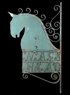 "Nags Head" Horse Stables Sign