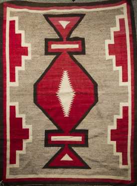 "Navajo" Woven Rug