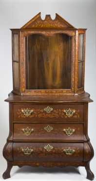 Dutch Marquetry Style Cabinet