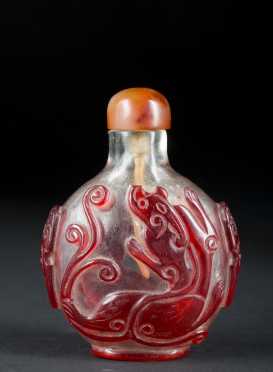 Peking Glass Snuff Bottle
