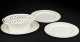 Leedsware England Dreamware Reduculated Oval Bowl and Underplate