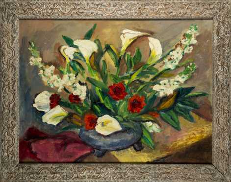 Georgii Alekandrovich Lapshin Still Life of Flowers