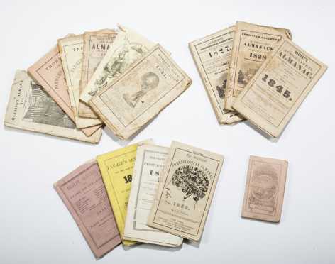 19th Century Collection of Almanac