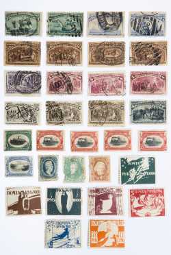Lot of Antique United States Postage Stamps