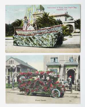 Lot of two "Tournament of Roses"  Photo Postcards,