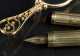 14k Yellow gold marked Fountain Pen and eye Glasses
