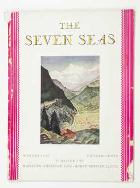 1939, Hamburg-American Lime Summer, "The Seven Seas" Promotional Magazine
