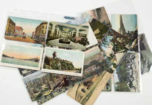 Lot of 27 Early 20th Century California Related Post Cards