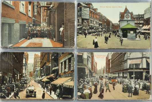 Lot of 47, Early 20th Century Massachusetts Related Post Cards