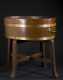 English Walnut Cellerette On Stand