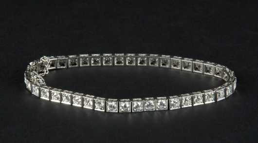 Early 20th Century Diamond Bracelet