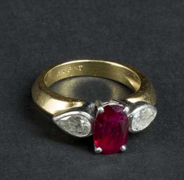Ruby and Diamond Ring,
