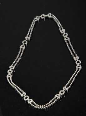 White Gold and Diamond Necklace,