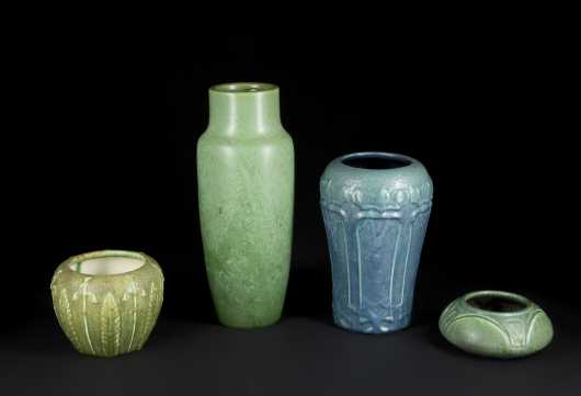 Four Hampshire Pottery Pieces