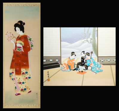 Two Contemporary Japanese Paintings