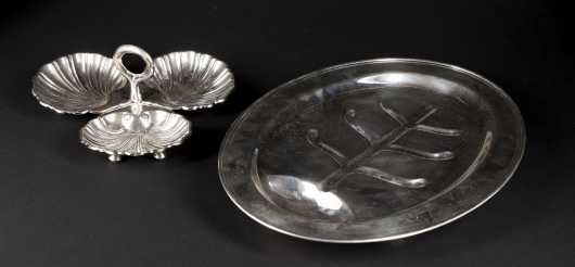 Sterling Silver Platter and Serving Dish