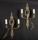 Pair of Bronze French Style Sconces