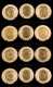 Set of 12 Bavarian Gold Plates