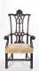 Ceremonial Chippendale Style Arm Chair