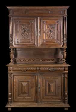 Oak Jacobean Style Cupboard