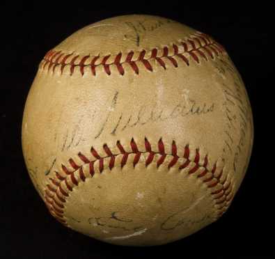 Ted Williams, Babe Ruth Signed Baseball