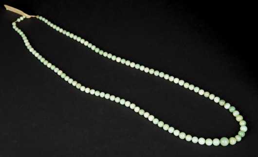 Jadeite or Nephrite Beads