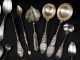 Collection of Coin Silver Spoons and Serving Pieces