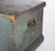 18thC. Blue Painted Sea Chest
