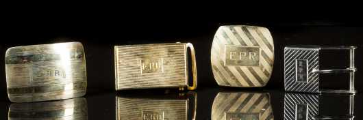 Mens Gold and Silver Belt Buckles
