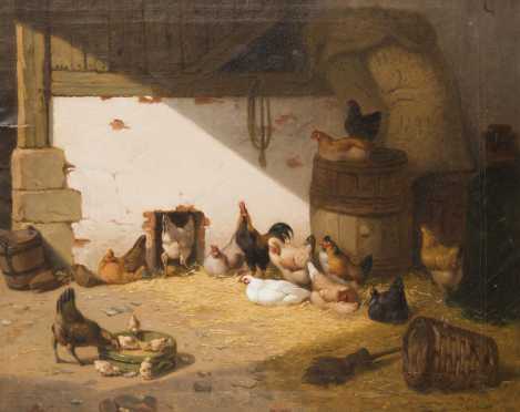 J. Chibon, French, 19thC., oil on canvas 