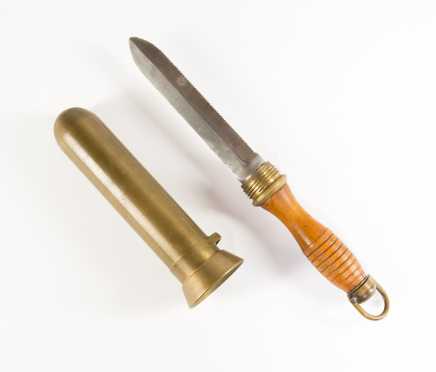 Bronze and Steel Diving Knife