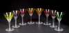 Eight Baccarat Martini Glasses