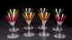 Eight Baccarat Martini Glasses