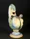 Dolphin Form Majolica Pitcher
