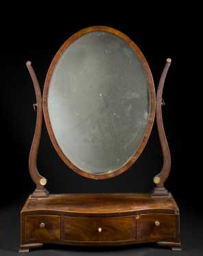 Regency Mahogany Dressing Mirror