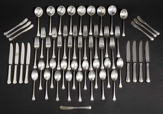 "Chippendale" Sterling Silver Set of Eight