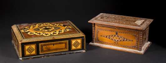Two Inlaid Boxes