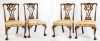 Four Mahogany Chippendale Style Side Chairs