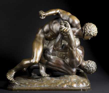 Bronze Casting, "The Wrestlers" 