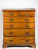 Tiger Maple Chippendale Tall Chest