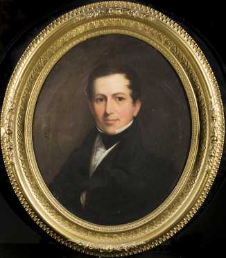 Oval Portrait of a Gentleman