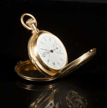 H.L. Matile, Locile, 18K Gold Pocket Watch, no. 10930