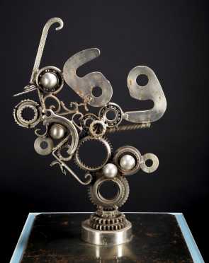 Aruthur Secunda (1927-? )NY, CA, AZ, France, Modern Welded Metal Scupture