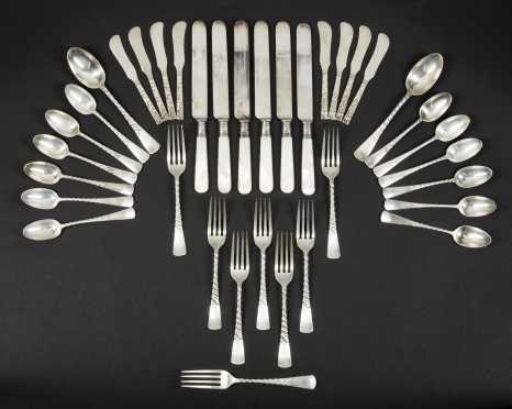 Mixed Sterling Silver Luncheon Set