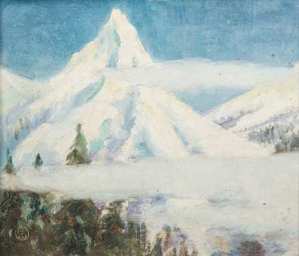 Boyd Waters (1879-1967), Mountain Scene