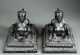 Pair of Egyptian Revival Sphinx form Statues